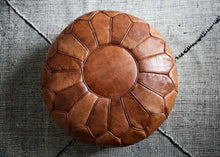 Load image into Gallery viewer, Classic Moroccan Pouf COGNAC
