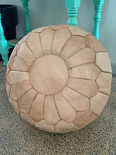 Load image into Gallery viewer, Classic Moroccan Pouf NATURAL TAN
