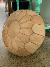 Load image into Gallery viewer, Classic Moroccan Pouf NATURAL TAN
