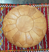 Load image into Gallery viewer, Classic Moroccan Pouf TAN
