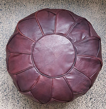 Load image into Gallery viewer, Petal Moroccan Pouf BROWN
