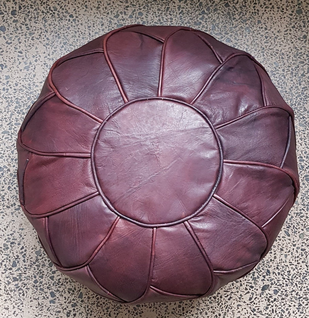 Petal Moroccan Pouf BROWN