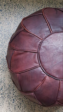 Load image into Gallery viewer, Petal Moroccan Pouf BROWN
