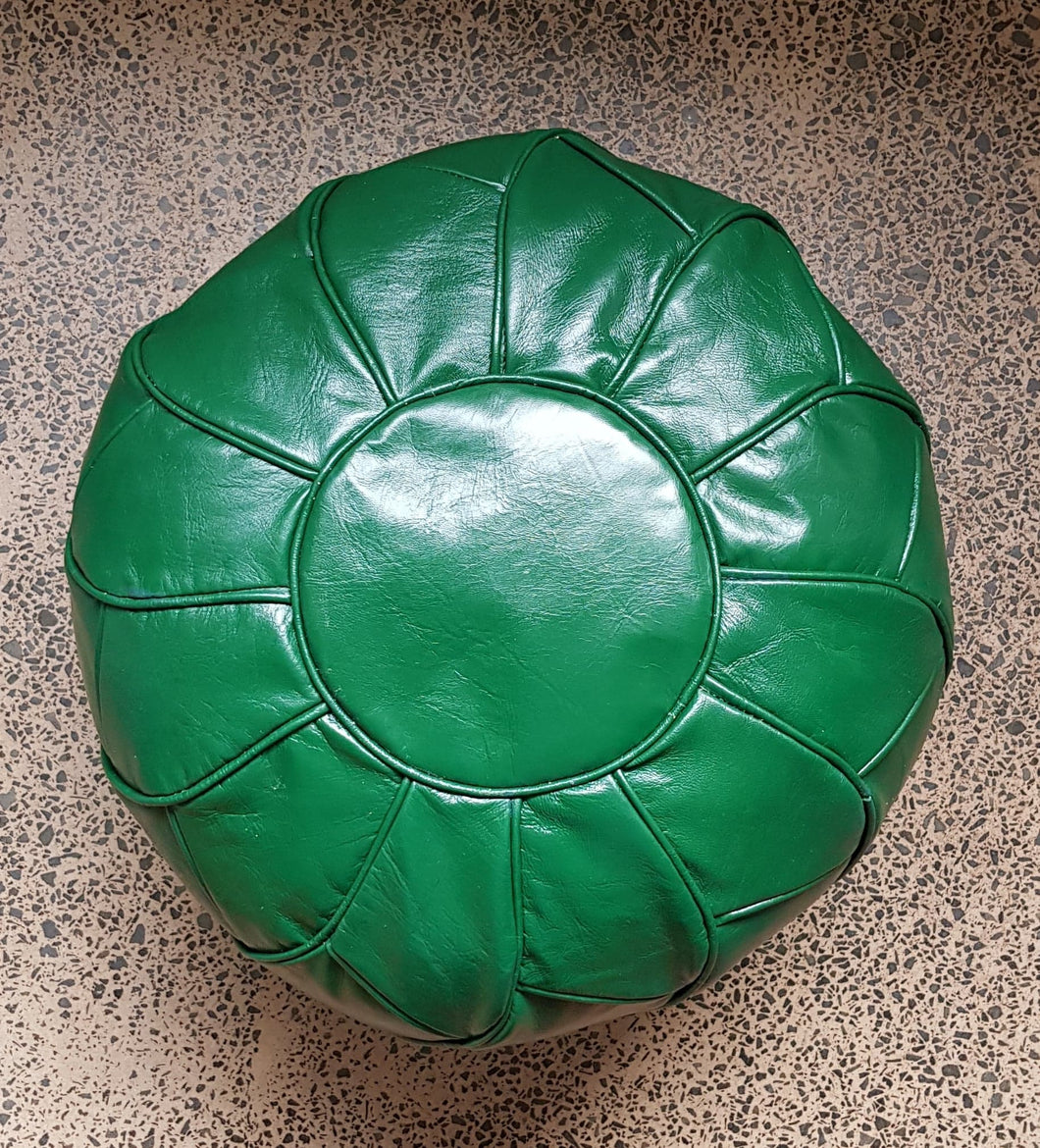 Petal Moroccan Pouf GREEN