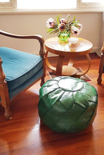 Load image into Gallery viewer, Petal Moroccan Pouf GREEN
