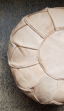 Load image into Gallery viewer, Petal Moroccan Pouf TAN
