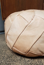 Load image into Gallery viewer, Petal Moroccan Pouf TAN
