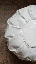 Load image into Gallery viewer, Petal Moroccan Pouf WHITE
