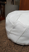 Load image into Gallery viewer, Petal Moroccan Pouf WHITE
