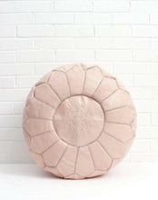 Load image into Gallery viewer, Traditional Moroccan Pouf NATURAL
