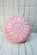 Load image into Gallery viewer, Traditional Moroccan Pouf PINK
