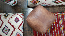 Load image into Gallery viewer, Square Moroccan Pouf TAN
