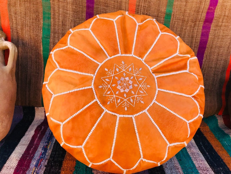 Traditional Moroccan Pouf TAN (GERINE)