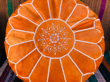 Load image into Gallery viewer, Traditional Moroccan Pouf TAN (GERINE)
